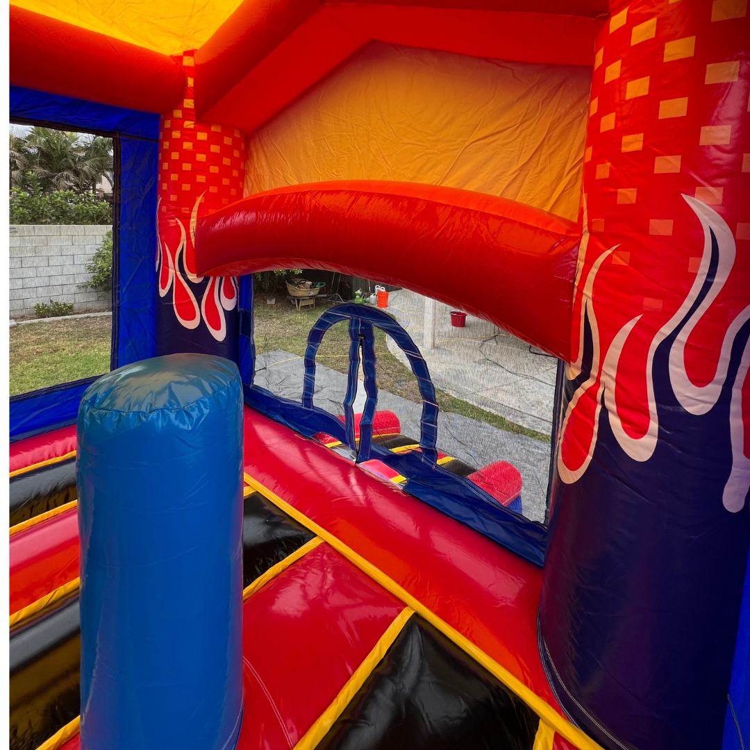 13' x 13' 3D Monster Truck Bounce House