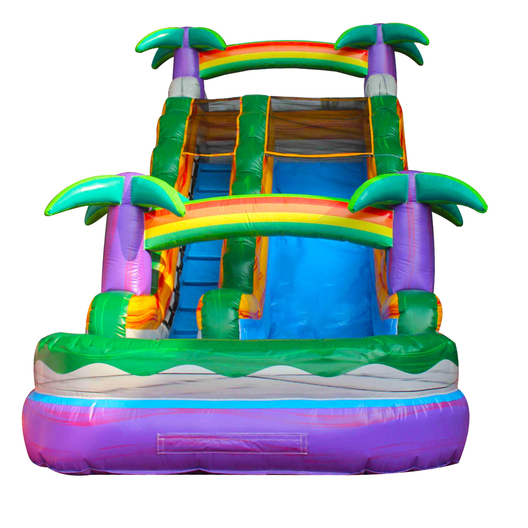 16 feet Tall Waterslide Treasure Island Wet and Dry