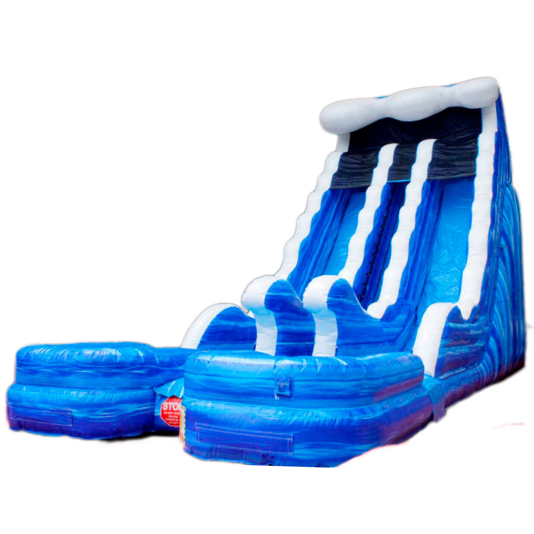 24 Feet Tall Waterslide Dual Lane Screamer
