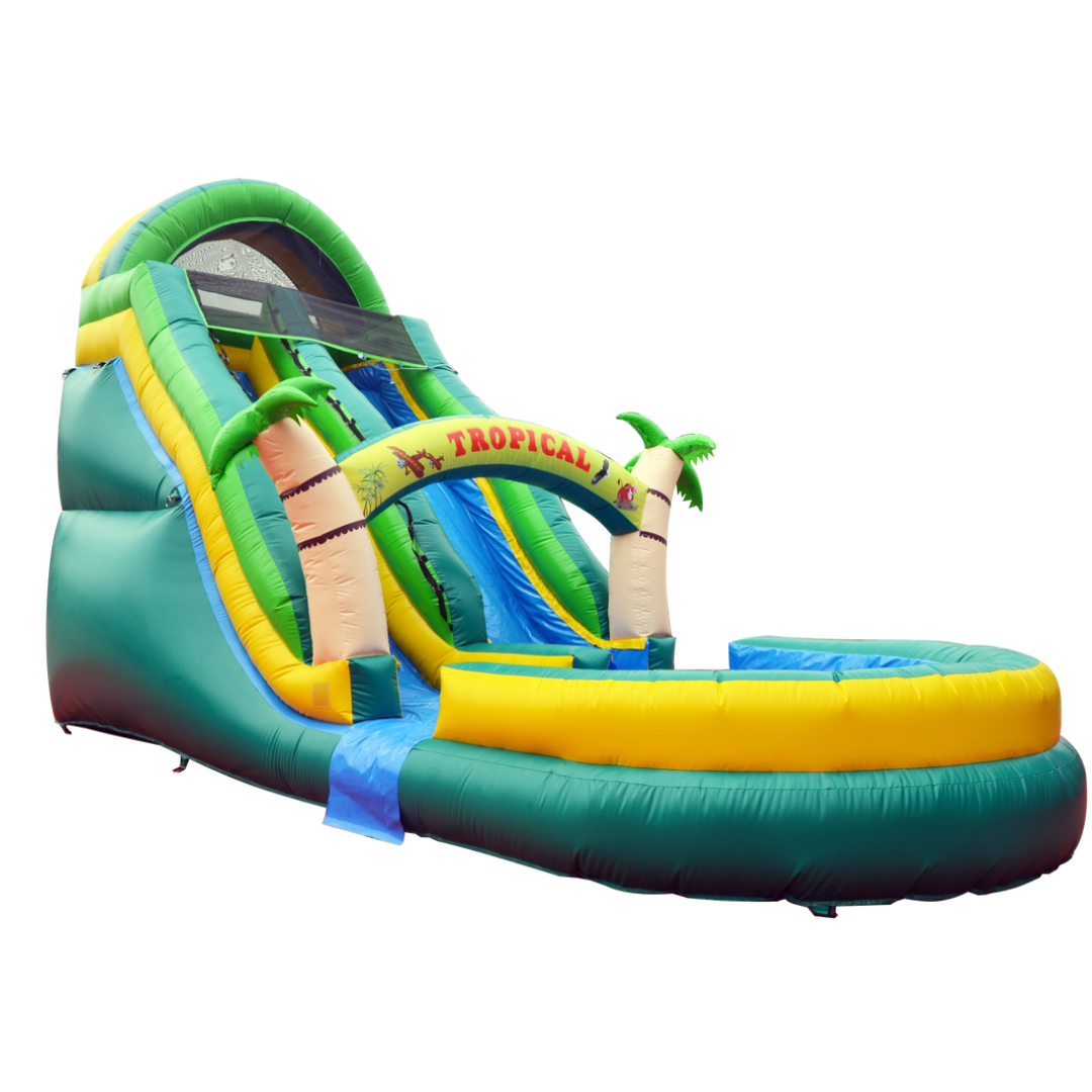 18 feet tall Waterslide Tropical Wet and Dry