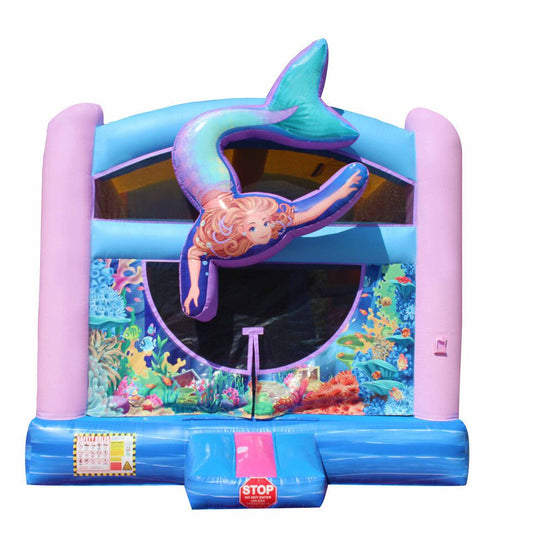 13' x 13' 3D Mermaid Bounce House
