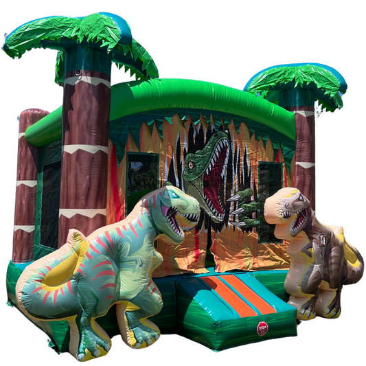 13' x 13' 3D T-Rex Dinosaur Bounce House